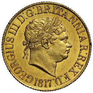 1817 Γεώργιος Γ' - Χρυσή Λίρα Αγγλίας