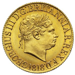 1818 Γεώργιος Γ' - Χρυσή Λίρα Αγγλίας